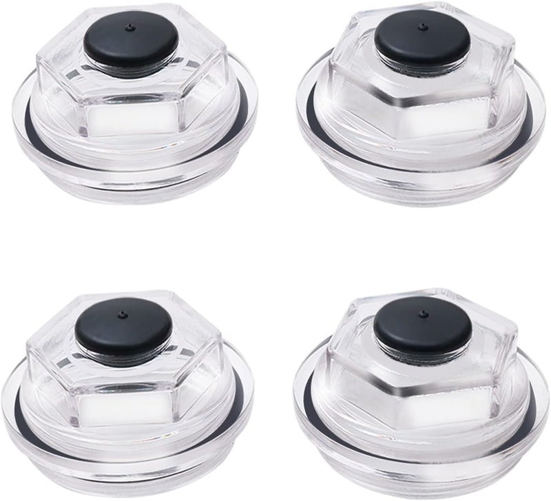 XTPTFABS 4PCS Oil Bath Dust Caps, K71-038-00,For Dexter 6k-8K 8-218, 8-219, 8-232 General Duty Axles Built 1989 and older, for Dexter 6K 7K 8K 2.75" Threads Trailer Axle Plastic Cover 21-35 23-29 Oil Caps (4) - Image 4